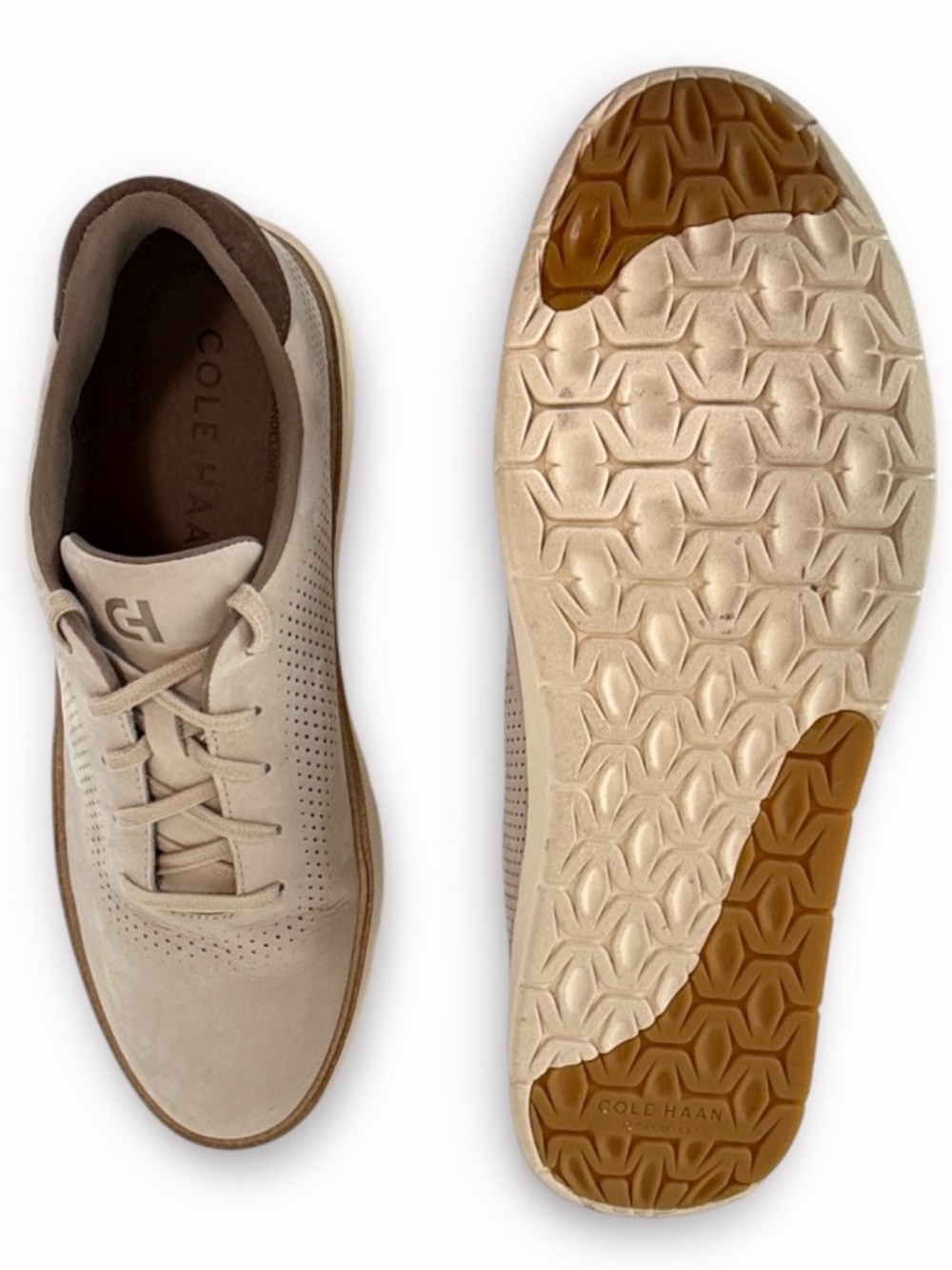 Cole Haan Shoes - Grandpro Featherarc Laser Perforated mens Sneaker SZ 10 MED ME - Picture 4 of 5